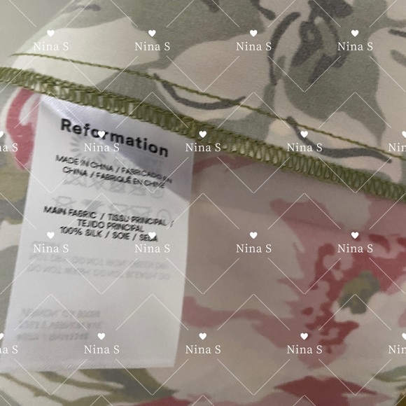 Reformation Frankie Silk Dress in Jalisco - Picture 6 of 8